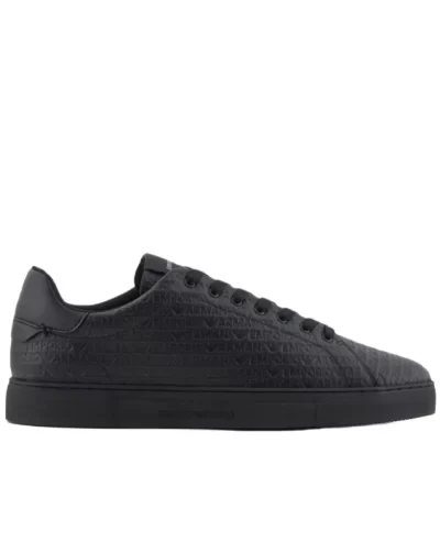 EA Sneakers Debossed 'All Black'