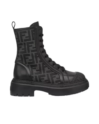 FF Domino Heeled Ankle Boots