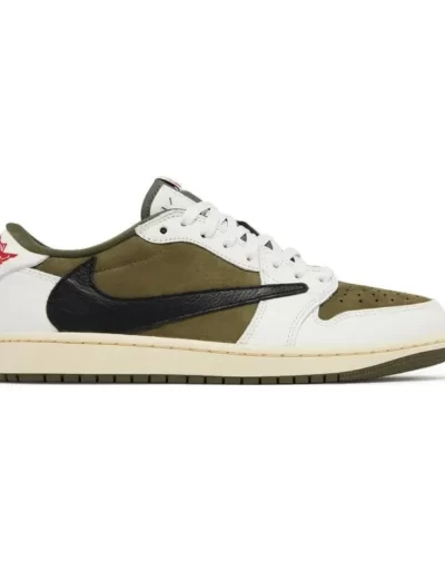 Travis Scott x Air Jordan 1 Low Medium Olive