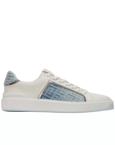 B Court Leather 'White Blue'