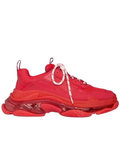 Triple S Sneaker 'Clear Sole Red White Laces'