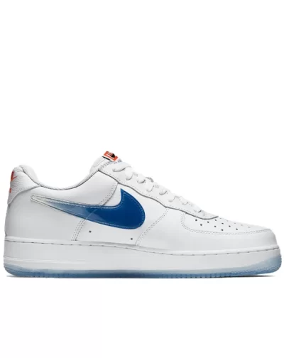 Air Force 1 "NYC" - 'White/Rush Blue/Brilliant Orange'